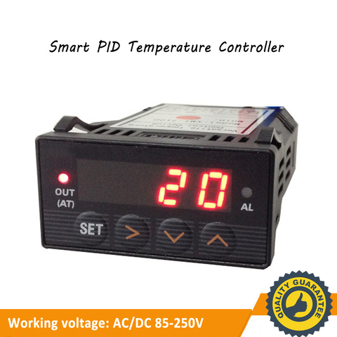 Controlador de temperatura Digital PID inteligente programable para coche, QB-T7100 de tamaño de 48x24mm, detector de temperatura AC/DC 85-250V ► Foto 1/6