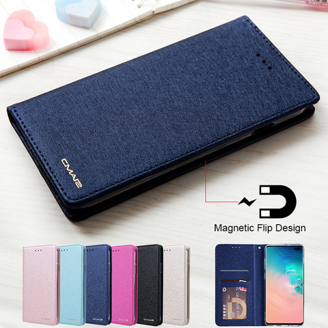 Funda de cuero de lujo con tapa para Samsung Galaxy, carcasa de lujo para Samsung S20, S10, S9, S8 Plus, Note 20, 10, 10 + 9, 8, 20 ► Foto 1/6