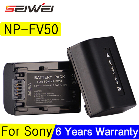 Cargador USB con LCD para Sony NP-FV50, batería de cámara NP FV50 de 1400mAh para NP-FV30 FV50 FV70 FV90 FV100 FV120 HDR-SR68 DCR-SX85 ► Foto 1/6