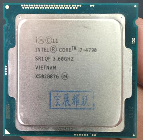 Procesador Intel Core I7 4790 I7-4790 CPU LGA 1150 Quad-Core cpu 100% trabajar correctamente procesador de escritorio ► Foto 1/1