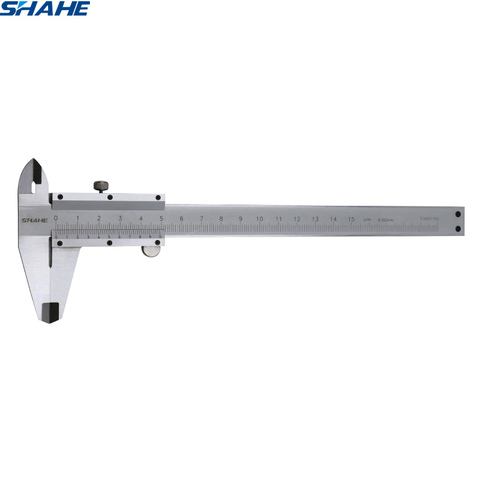 Shahe-calibrador vernier de 0-150mm y 0,02mm, Micrómetro de acero inoxidable, herramientas de medición ► Foto 1/6