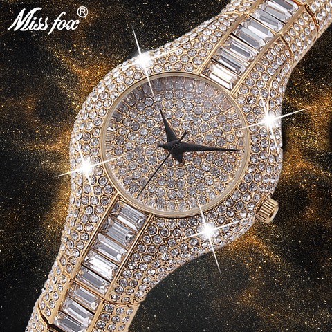 Reloj MISSFOX de 30mm para mujer, a prueba de golpes, resistente