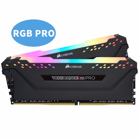 CORSAIR ddr4 ram 8GB 3000MHz RGB PRO 3200MHZ memoria de escritorio DIMM placa base de soporte ddr4 3000 3200rgb ram 16gb 32gb ► Foto 1/1