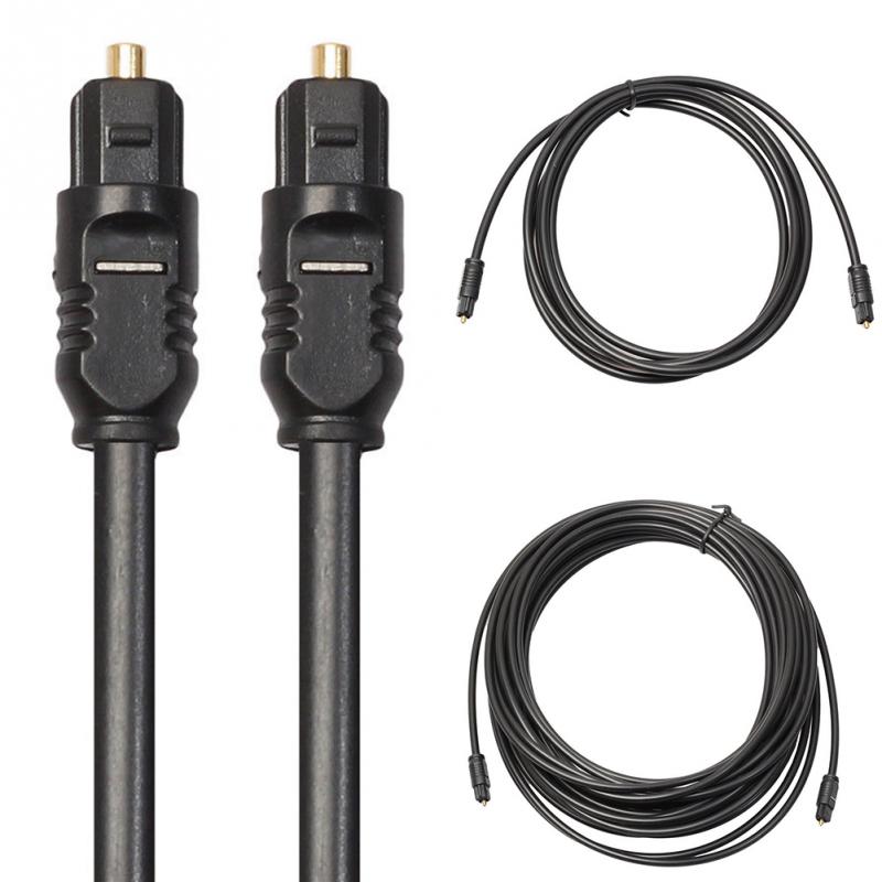 Durable Cable de Audio óptico Digital Toslink chapado en oro 1 m 1,5 m 2 m 3 m 5 m 10 m SPDIF MD DVD chapados en oro Cable #08 ► Foto 1/6