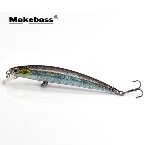 MAKEBASS jerkbait minnow suspender señuelos 3.5in/0,25 oz Artificial cebos duros trucha Walleye pesca medio y capa superior ► Foto 1/6