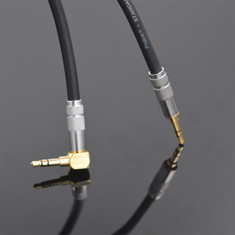 MonsterProlink estándar de 100 de 3,5mm a 3,5mm cable de Audio macho 90 grados de ángulo recto Cable AUX para teléfono iPod coche de alta calidad ► Foto 1/6