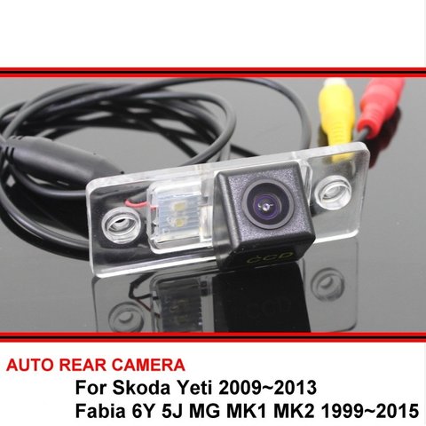 Para Skoda Yeti Fabia 6Y 5J MG MK1 MK2 99 15 cámara de marcha atrás cámara de visión trasera HD CCD visión nocturna impermeable ► Foto 1/6