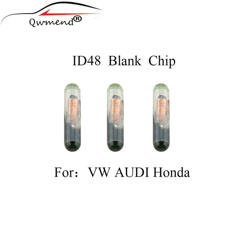 QWMEND 3 unids/lote ID48 ID 48 Chip transpondedor de cristal para VW AUDI Honda alta calidad, clave transpondedor chip id48 id 48 megamos crypt ► Foto 1/1