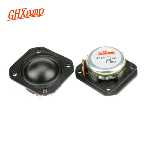 GHXAMP-altavoz Tweeter de 1,25 pulgadas, agudos cuadrados de 35mm, 6 ohm, 50W, película de seda domo de neodimio para altavoz de 2 vías, Audio para coche, 2 uds. ► Foto 1/6