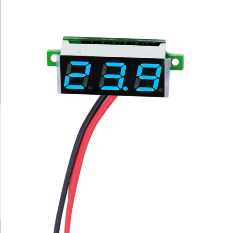 Mini voltímetro Digital medidor de voltaje 0,28 pulgadas 2,5 V-30V pantalla LED partes electrónicas accesorios voltímetro Digital ► Foto 1/6