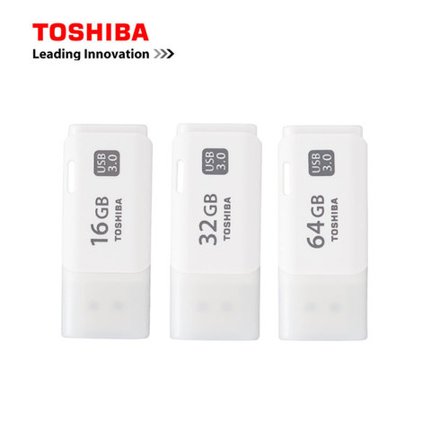 100%, unidad Flash USB 3,0 Original TOSHIBA U301 de 64GB, 32GB y 16GB, unidad de memoria Mini, unidad Flash en U ► Foto 1/6