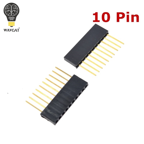 Conector de cabezales hembra especial PC104 conector de cabezales hembra largo 2,54 espaciado 1*10/10P Pin 11MM 50 unids/lote. ► Foto 1/1