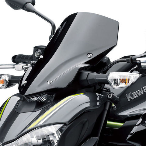 Motocicleta de alta calidad parabrisas pantalla negro humo W/soporte accesorios para Kawasaki Z900 2017 ► Foto 1/6