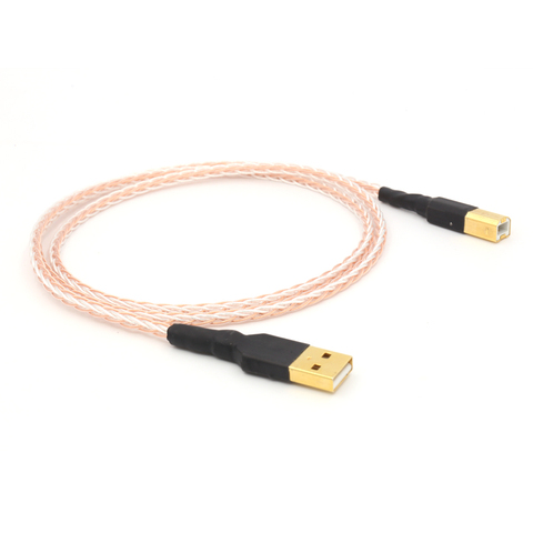 Envío gratis una piesce USB Odin interconnect cable USB con una B chapado en oro conexión USB de audio de cable digital ► Foto 1/1