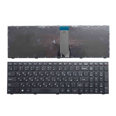 YALUZU-teclado para LENOVO IdeaPad 300-15ISK 300-15IBR 300-17ISK, ruso, MP-12U76D0-6861, AEST7E00110, 25-214785, negro, nuevo ► Foto 1/4