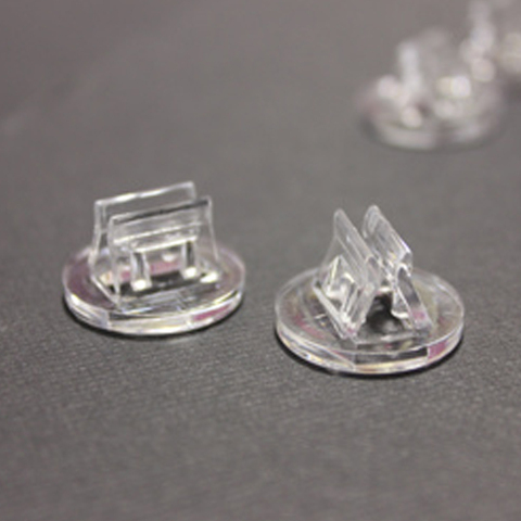 Soporte de plástico para tarjetas, accesorio fijo transparente único para juegos de mesa de 2mm, 10 piezas ► Foto 1/4