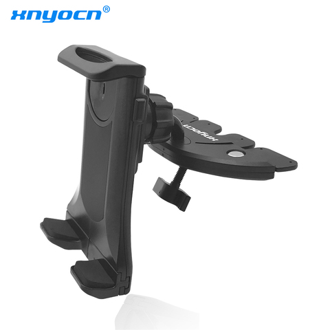 Xnyocn-Soporte Universal ajustable para tableta, soporte para coche de 4-11 pulgadas, con ranura para CD, para iPad, iPhone, Samsung y tabletas ► Foto 1/1