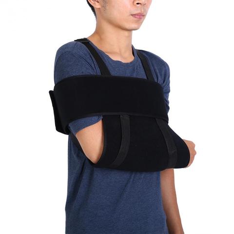 Arnés médico ajustable para brazo, eslinga de hombro, soporte inmovilizador, correa para brazo roto, esguince ► Foto 1/6