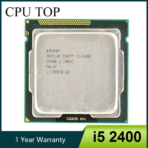 Intel core i5 2400 procesador Quad-core de 3,1 GHz LGA 1155 TDP 95W 6MB de caché i5-2400 Desktop CPU ► Foto 1/3