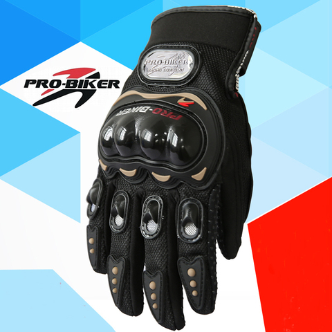 Guantes de carreras de dedo completo para motocicleta, accesorios de protección para motociclista profesional ► Foto 1/6