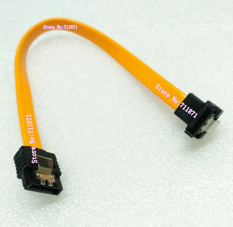 Cable SATA corto de cobre puro, Cable SATA de ángulo recto DVD-ROM HDD SSD, Cable de datos curva SATA de 20cm y 90 grados, Cable SATA macho ► Foto 1/1