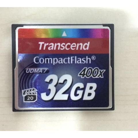 Transcend-tarjeta de memoria profesional de 32GB, Flash compacto para cámara DSLR, vídeo HD 3D, 32G, 100% Original, 400X CF ► Foto 1/6