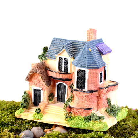 Mini Hada de Castillo miniaturas de jardín, castillos, terrario, decoración de jardín, casa en miniatura, casa de campo, figuras de hadas del bosque ► Foto 1/6