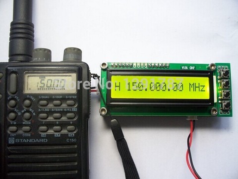 Medidor de frecuencia de 0,1 a 1100 MHz, 0,1 a 1,1 GHz, para Radio Ham ► Foto 1/1