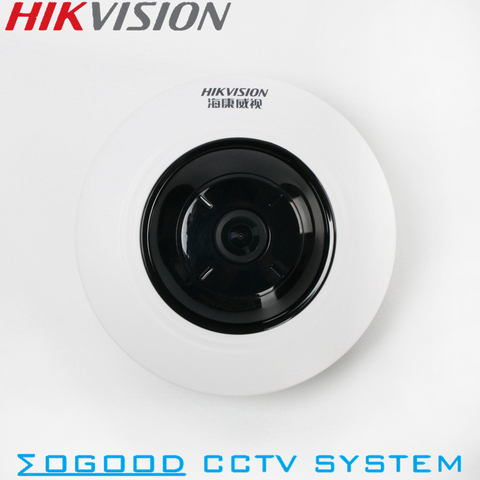 Hikvision-cámara IP de ojo de pez DS-2CD3935FWD-IWS, 3MP, 360, compatible con aplicación hik-connect, WiFi, tarjeta SD, PoE, IR, 10M, reemplazo de DS-2CD3942F-I ► Foto 1/3
