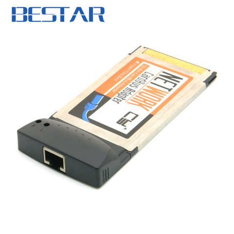 Red Ethernet RJ45 Cardbus PCMCIA, 54mm, adaptador de tarjeta de expansión para ordenador portátil/portátil, 100Mbps, 54mm ► Foto 1/6