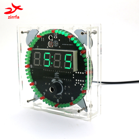 Zirrfa-reloj Digital giratorio DS3231, alarma de Módulo De Pantalla LED Digital, electrónico, Kit de bricolaje de temperatura, tablero de aprendizaje, 5V, nuevo ► Foto 1/6