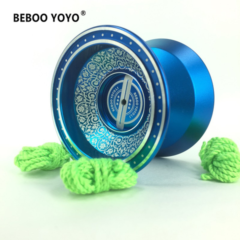 Nuevo Yoyo profesional Set de yoyos Yo yo Yo + guante + 3 de L1 yo-Yo alta calidad clásico juguetes pellet Diabolo pellet cuentas regalo presente ► Foto 1/6