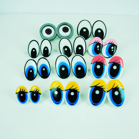 20 Uds nuevo diseño de dibujos animados de plástico de juguete de seguridad ojos accesorios hechos a mano de bricolaje juguetes de peluche Animal marioneta de hacer ► Foto 1/6