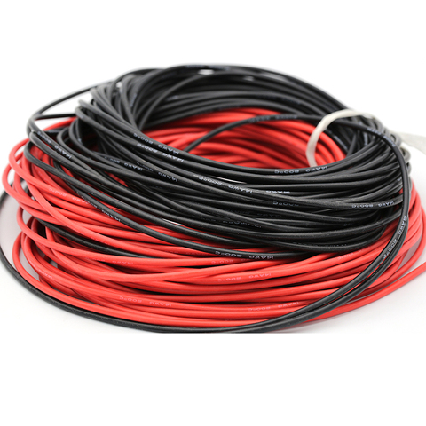 1m AWG 8 10 12 14 16 18 20 22 AWG Flexible de silicona sólida cable electrónico en conserva la línea de cobre para avión motor ► Foto 1/1