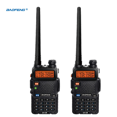 2 uds UV5R VOX 10 Km Walkie Talkie par Radio de dos vías coche CB Ham Radio para Bao Feng equipo de policía uv 5r Baofeng uv-5r ► Foto 1/6