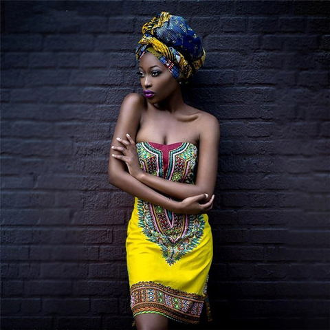 Vestido Africano Moda Africana Para Mujeres Vestido De Moda