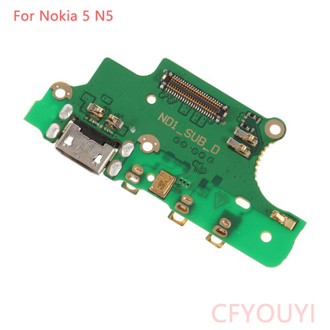 Para Nokia 5 N5 TA-1053 TA-1021 TA-1024 Usb placa del cargador USB puerto de carga Dock conector Jack conector Flex Cable + Micrófono ► Foto 1/2