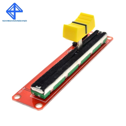 Potenciómetro deslizante 10 K lineal salida Dual módulo para Arduino AVR bloque electrónico ► Foto 1/6