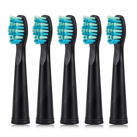 5 unids/set Seago cabeza de cepillo de dientes para SG-507B/908/909/917/610/659/719/ 910 cepillo de dientes eléctrico de repuesto cepillo de dientes ► Foto 1/6