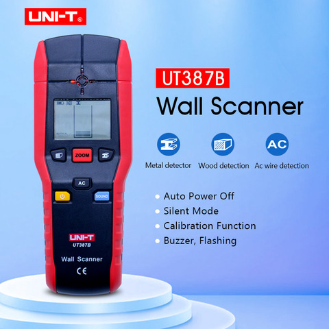 Detector de pared UNI-T UT387B, probador de pared manual multifuncional, Metal, madera, Cable AC, escáner de pared ► Foto 1/6