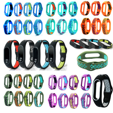 ZUCZUG-Correa de silicona para Xiaomi Mi Band 2, repuesto de pulsera colorida, accesorios para pulsera inteligente Mi Band 2 ► Foto 1/1