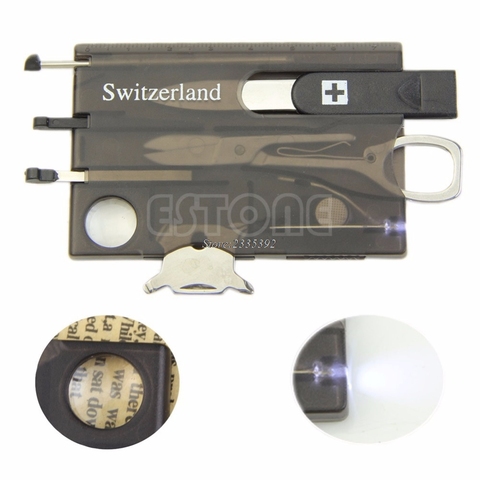 Mini Herramientas de exterior práctico multifuncional supervivencia herramienta que acampa LED lupa Luz ► Foto 1/6