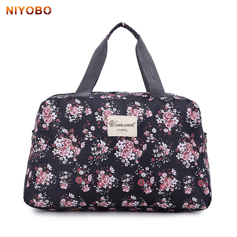 Bolso de viaje para mujer, bolsa de equipaje con estampado Floral, de gran capacidad, PT558, 2022 ► Foto 1/6