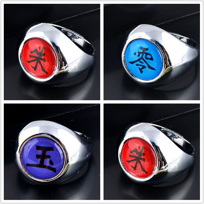 Anillo de Cosplay de Naruto Akatsuki, accesorios de Uchiha Itach Pain Zetsu  Konan Kakuzu Sasori Deidara Orochimaru Hidan, figura de anillos de Metal -  AliExpress