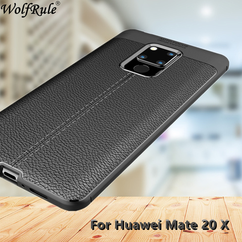 Funda para Huawei Mate 20 X Funda de silicona TPU para Huawei Mate 20 X Funda híbrida Lichee Funda para Huawei Mate 20X ► Foto 1/6