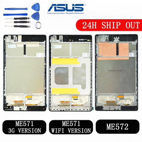Para ASUS Google Nexus 7 2nd 2013 FHD ME571 ME571K ME571KL ME572 ME572CL K008 K009 pantalla LCD de montaje de digitalizador con pantalla táctil ► Foto 1/6
