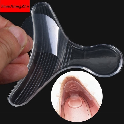 1 par de silicona suave insertar forro del tacón empuñaduras de silicona Gel Protector de talón de tacón alto confort almohadillas para el cuidado de los pies Accesorios ► Foto 1/6