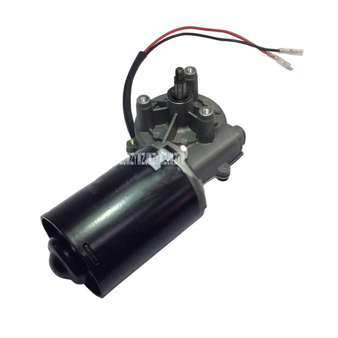 Nuevo DC engranaje Motor de alto par 6N m puerta de garaje Raplacement de ángulo recto Reversible Motor de engranaje de tornillo sin fin 5A 12V/24V 30W 50RPM, ► Foto 1/1