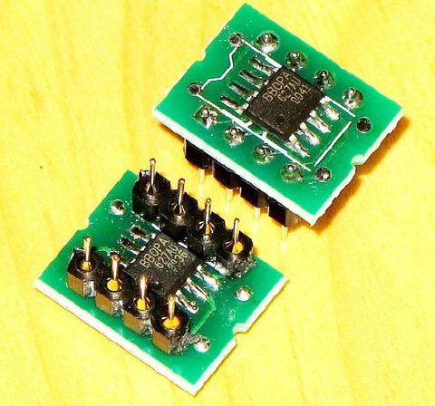 ¡Envío GRATUITO! 1 unid OPA627 Dual op amp SMD a DIP ► Foto 1/1