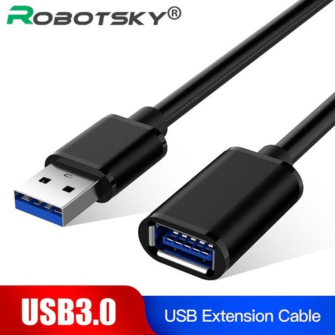 Cable de sincronización de datos USB 3,0 macho a hembra, Cable USB 3,0 de velocidad rápida para teclado de PC, impresora, cámara, ratón, controlador de juego ► Foto 1/6